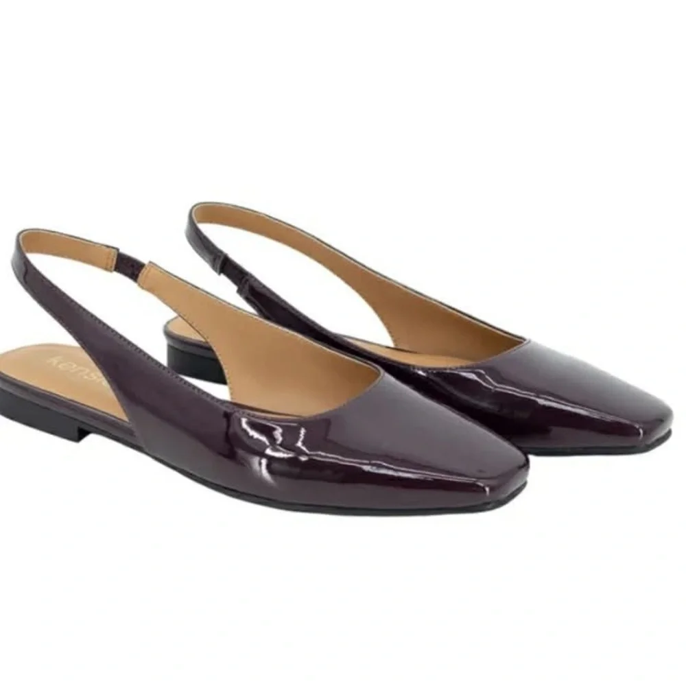Kensie Felice Res Maroon Women's Slingback Flats